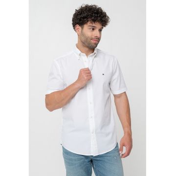 Camasa de poplin cu maneci scurte