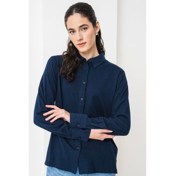 Camasa din amestec de bumbac organic Calico
