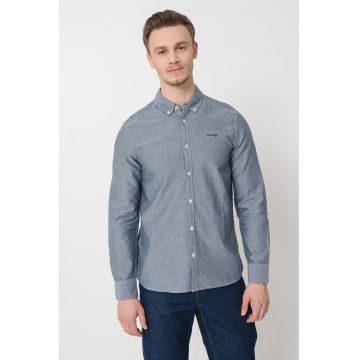 Camasa din bumbac cu guler Oxford