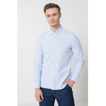 Camasa din bumbac cu guler Oxford