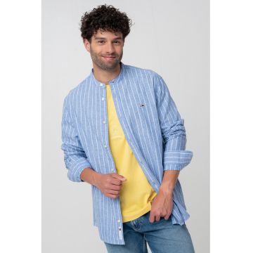 Camasa din bumbac organic si in cu model in dungi