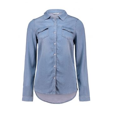 Camasa din denim din amestec de lyocell