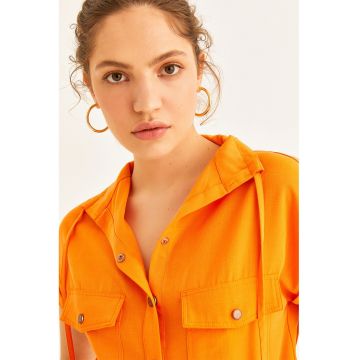 Camasa regular fit cu capse