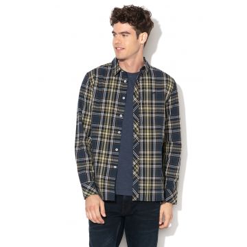 Camasa regular fit cu model in carouri Clemens 3
