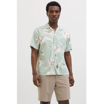 Camasa relaxed fit din amestec de bumbac organic