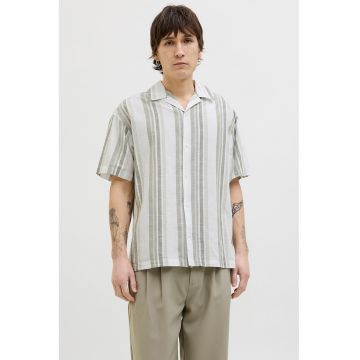 Camasa relaxed fit din amestec de in