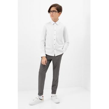 Camasa slim fit cu guler ascutit
