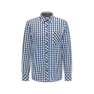Camasa slim fit cu model in carouri