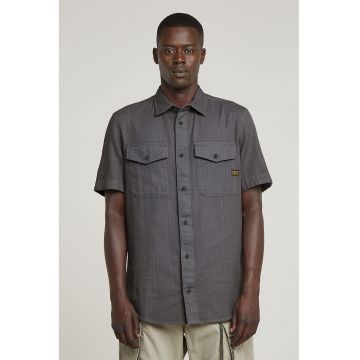 Camasa slim-fit din bumbac Marine