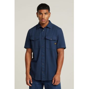 Camasa slim-fit din bumbac Marine