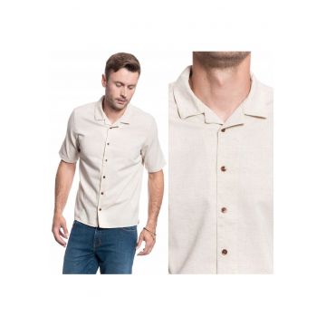 Camasa Barbati -  Chopper Shirt - Material: 100% Bumbac - Croi: Regular Fit - Inchidere: Nasturi - Model Dominant: Logo - M Intl - Alb