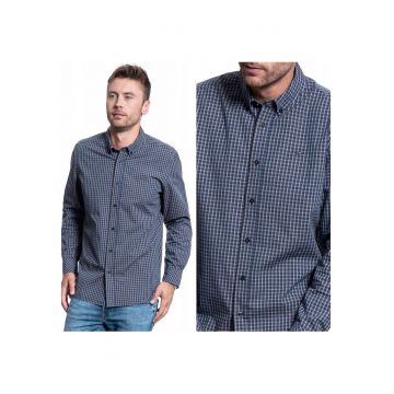 Camasa Barbati -  Clemens Bdc Check - Croi: Slim Fit - Inchidere: Nasturi - Compozitie Material: 100% Bumbac - Model Dominant: Logo - Carouri - M Intl - Multicolor