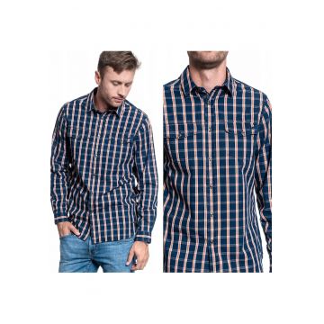 Camasa Barbati -  Clemens Kc Check - Croi: Regular Fit - Inchidere: Nasturi - Compozitie Material: 100% Bumbac - Numar Buzunare: 2 - M Intl - Multicolor
