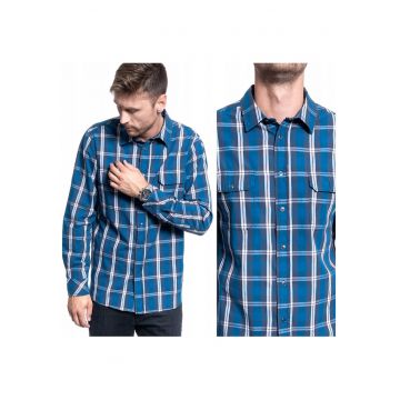 Camasa Barbati -  Clemens Kc Grid - Croi: Regular Fit - Inchidere: Nasturi - Compozitie Material: 100% Bumbac - Numar De Buzunare: 2 - M Intl - Multicolor