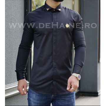 Camasa barbati eleganta neagra slim fit B3326   O4-2.1