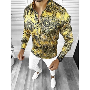 Camasa barbati slim fit pentru evenimente  95% Elastan   B5912  O4-2.1