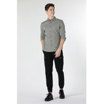 Camasa Cu Maneca Lunga De Barbati Verde Slim Fit8683197129512