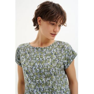 Camasa cu model si maneci scurte