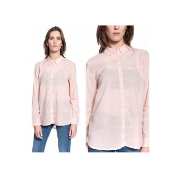 Camasa Dama -  Edda Bdc Longblouse - Compozitie Material: 100% Bumbac - Croi: Regular Fit - Inchidere: Nasturi - Numar Buzunare: 0 - S Intl - Roz