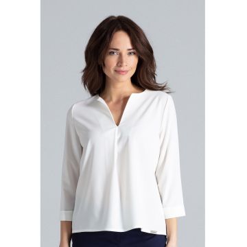 Camasa dama -  Poliester/Elastan - Ecru -