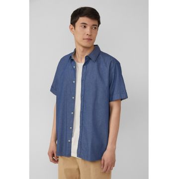 Camasa de bumbac cu aspect texturat