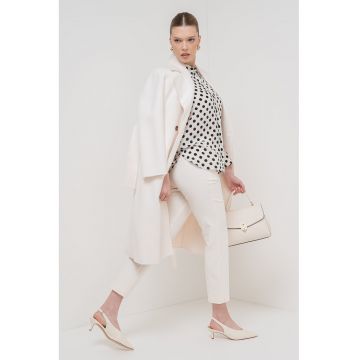 Camasa de matase cu model cu buline Conio