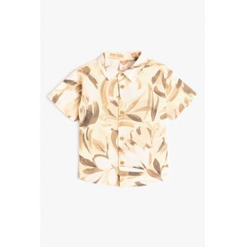 Camasa din bumbac cu model floral