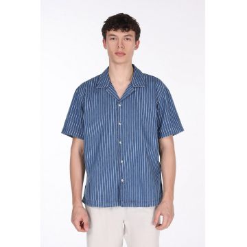 Camasa din bumbac cu model in dungi