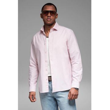 Camasa din bumbac cu model uni