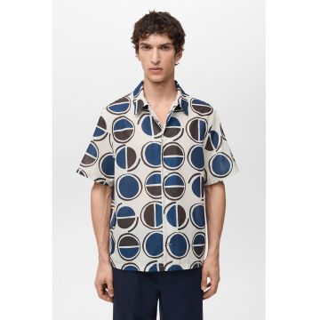 Camasa relaxed fit cu model