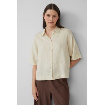 QS - Camasa relaxed-fit din in