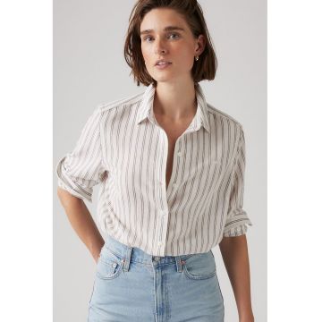 Camasa clasic fit cu guler ascutit