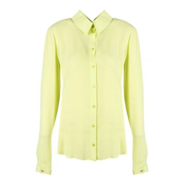 Camasa cu detaliu petrecut - Verde -