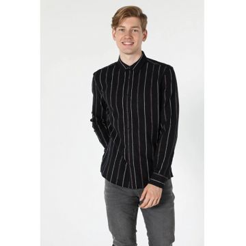 Camasa Cu Maneca Lunga De Barbati Antracit Slim Fit Cl1055950 8682240951025