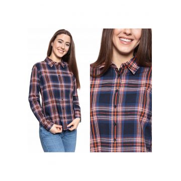 Camasa Dama -  Emma Cocv Check - Croi: Slim Fit - Inchidere: Nasturi - Compozitie Material: 100% Bumbac - Model Dominant: Carouri - Multicolor - 1 Bucata