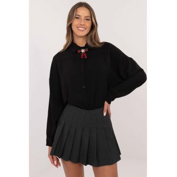 Camasa dama  neagra - One Size - poliester