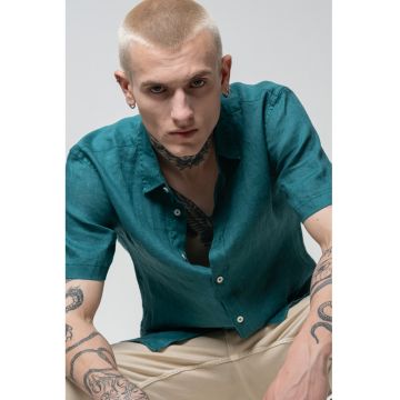 Camasa de in cu maneci scurte