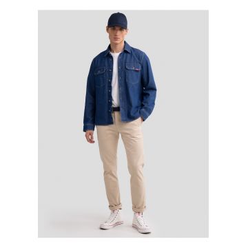CAMASA DENIM CU BUZUNARE PE PIEPT CODY LS 584