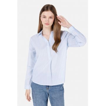 Camasa din bumbac cu model in dungi