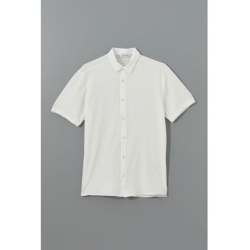 Camasa regular-fit cu model uni