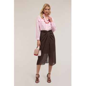Camasa relaxed fit cu buzunare pe piept
