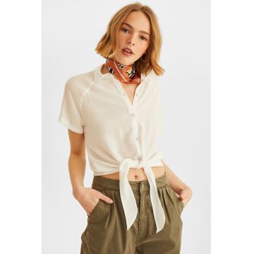 Camasa uni cu maneci raglan