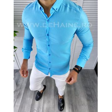 Camasa barbati slim fit bleu B5481 O2-4.2