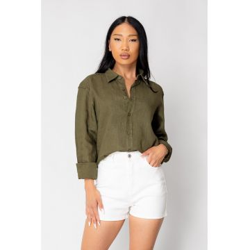 Camasa Boyfriend dIn 100% In Green 17816