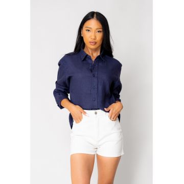 Camasa Boyfriend dIn 100% In Navy 17808