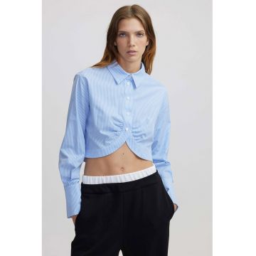 Camasa crop cu dungi