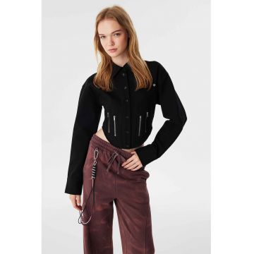 Camasa crop cu nasturi