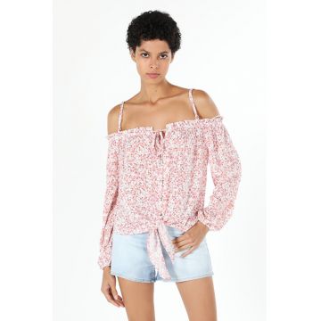 Camasa Cu Maneca Lunga - De Dama Roz Regular Fit