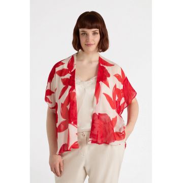 Camasa cu maneci scurte si model floral