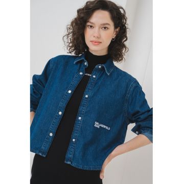 Camasa de denim cu capse